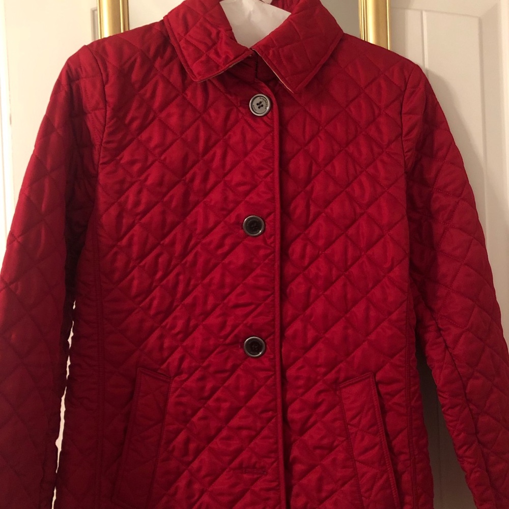 SOLD. Burberry Diamond Quilted Jacket